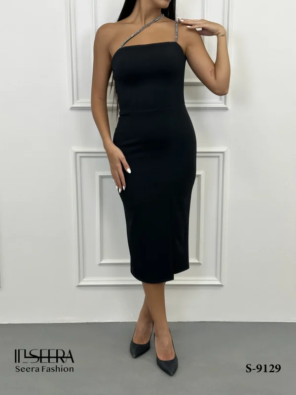 Seera-dress-S 9129-Black
